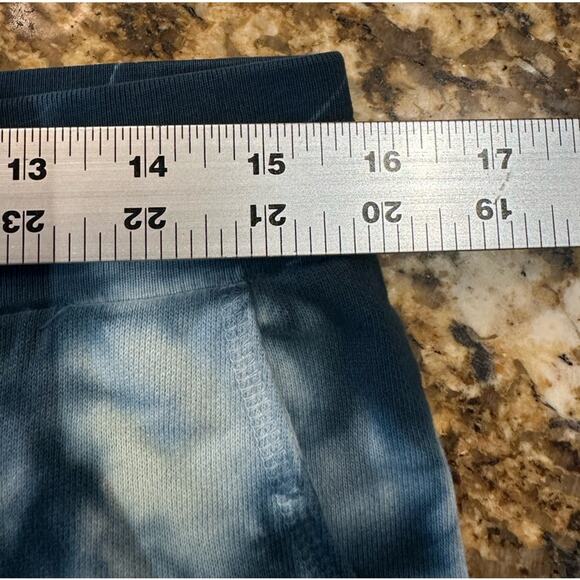 Mododoc Women’s Medium 2 Piece Hoodie Jogger Set in Teal and White Tie Dye - Picture 8 of 9